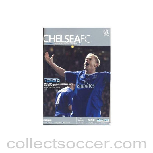 2005 - Chelsea v Manchester City official programme 06/02/2005