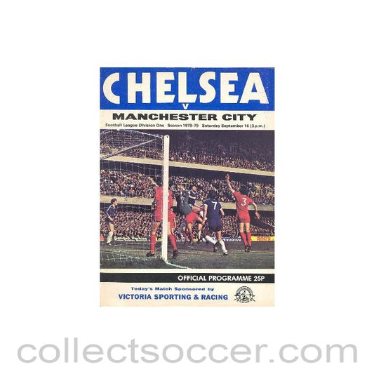 1978 - Chelsea v Manchester City official programme 16/09/1978
