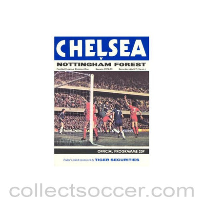 1979 - Chelsea v Nottingham Forest official programme 07/04/1979