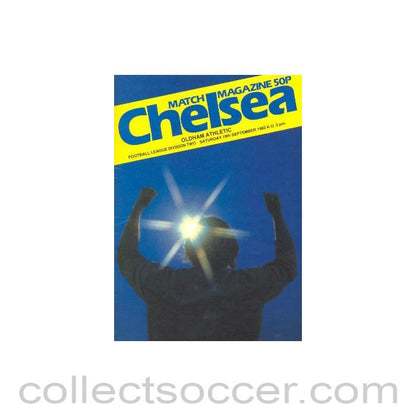 1982 - Chelsea v Oldham Athletic official programme 18/09/1982