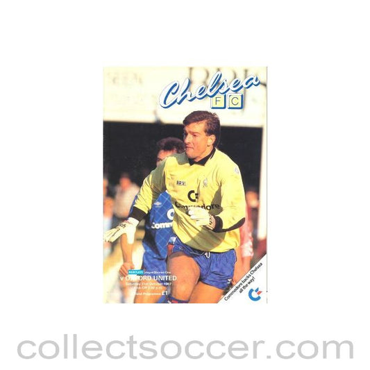 1987 - Chelsea v Oxford United official programme 31/10/1987 Football League
