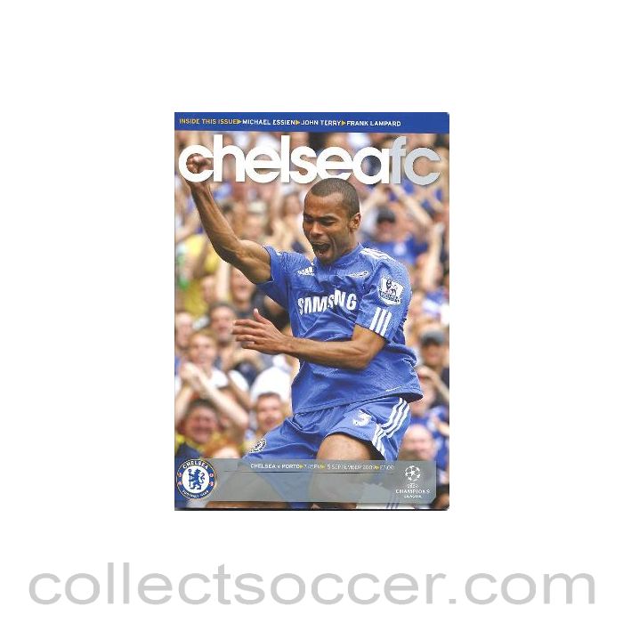 2009 - Chelsea v Porto official programme 15/09/2009