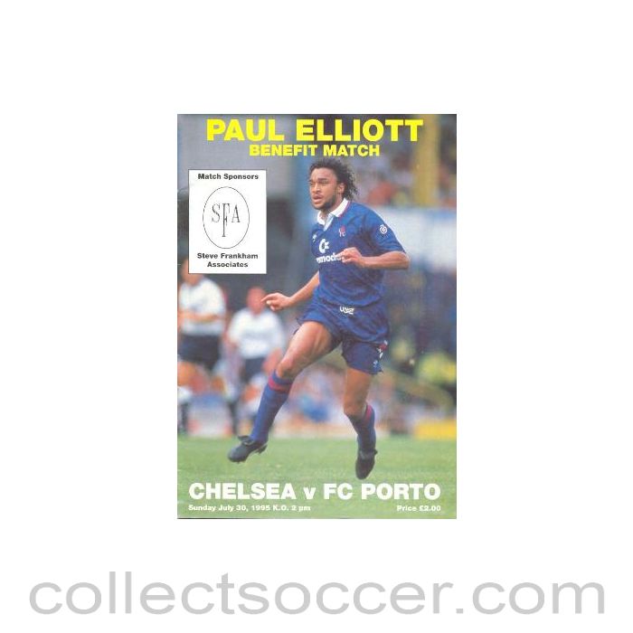 1995 - Chelsea v Porto official programme 30/07/1995