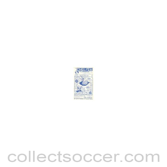 1946 - Chelsea v Preston North End official programme 25/12/1946