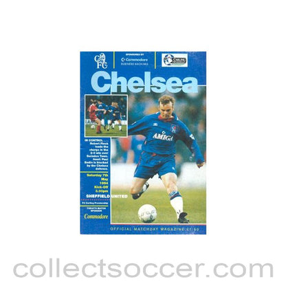 1994 - Chelsea v Sheffield United official programme 07/05/1994 Premier League