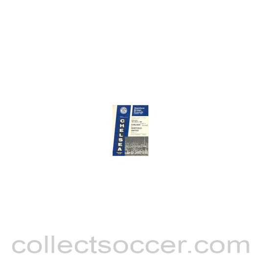 1965 - Chelsea v Sheffield United official programme 20/03/1965