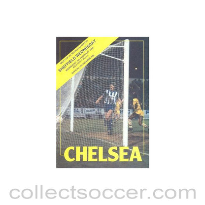 1985 - Chelsea v Sheffield Wednesday official programme 06/02/1985