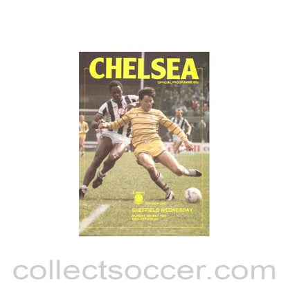 1985 - Chelsea v Sheffield Wednesday official programme 06/05/1985