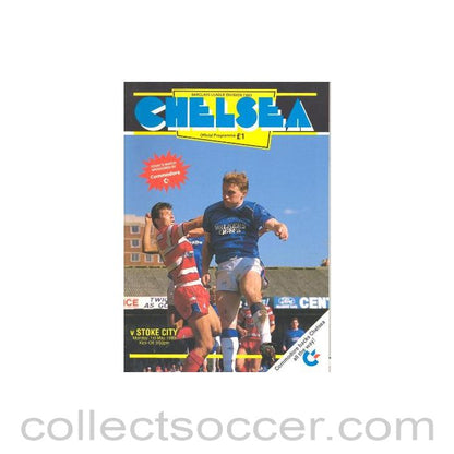 1989 - Chelsea v Stoke City official programme 01/05/1989