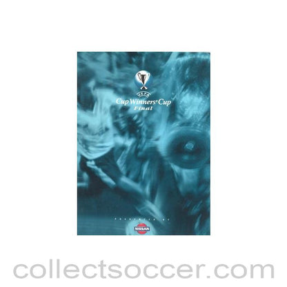 1998 Cup Winners Cup Final Press Pack Chelsea v Stuttgart