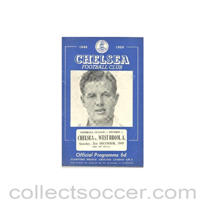 1949 - Chelsea v West Bromwich Albion official programme 31/12/1949
