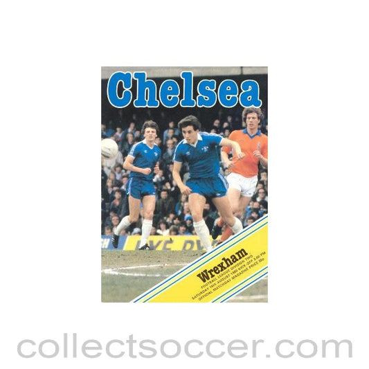 1980 - Chelsea v Wrexham official programme 16/08/1980