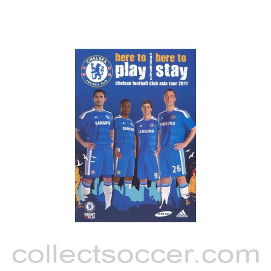 2011 - Chelsea Asia Tour July 2011 official media programme