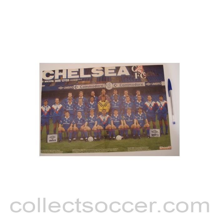 Chelsea FC multi-signed poster