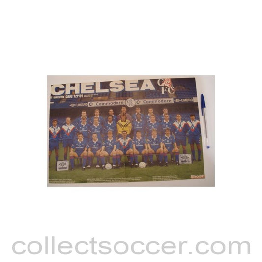 Chelsea FC multi-signed poster