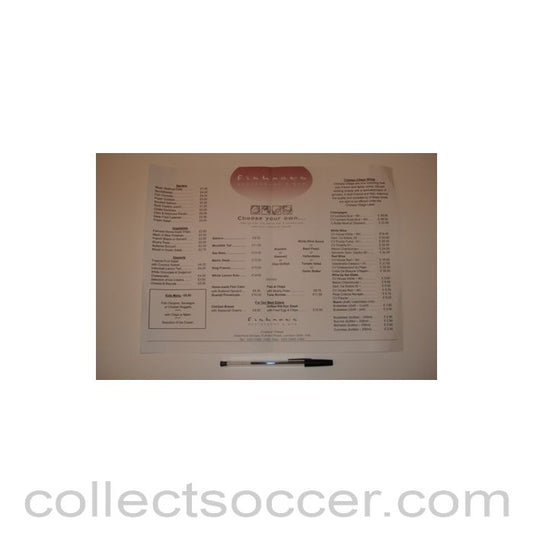 Chelsea Fishnets large menu