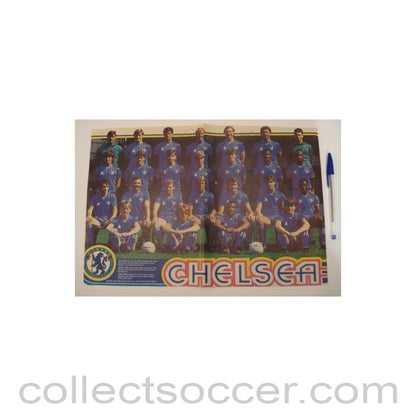 Chelsea FC multi-signed poster