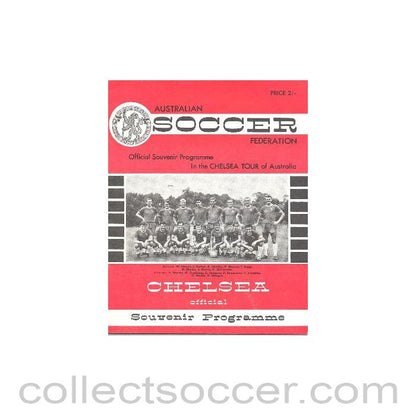 1964 - Chelsea Tour In Australia 1964-1965 official souvenir programme of the Australian Soccer Federation