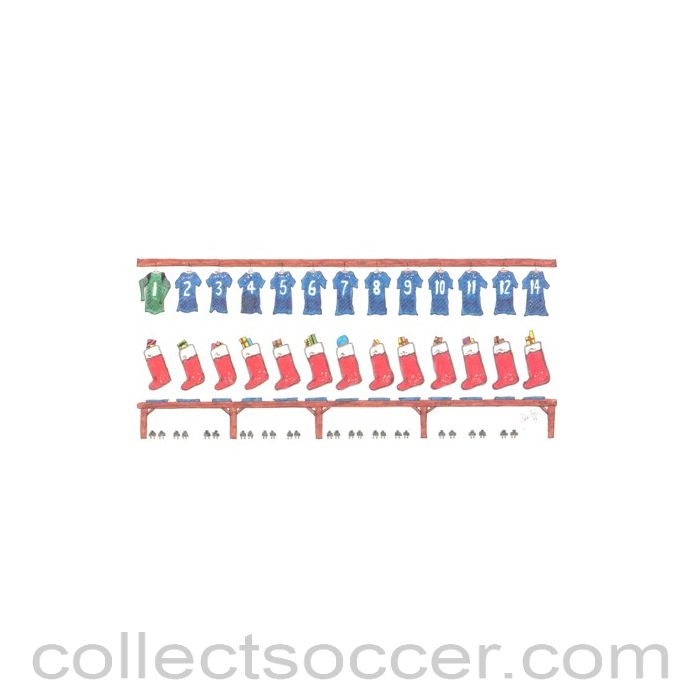 Chelsea Christmas greetings card