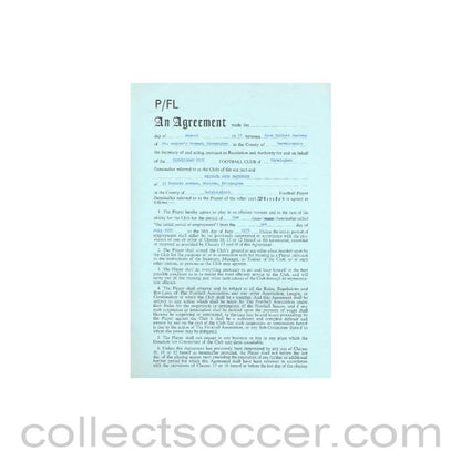 1977 - Contract For Hire of a Player between Birmingham City F.C. and Michael John Rathbone of 01/08/1977