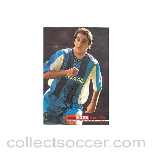 Coventry City Darren Huckerby signed large colour photograph