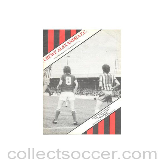 1979 - Crewe Alexandra v Port Vale official programme 07/09/1979 Football League