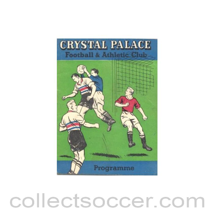 1962 - Crystal Palace v Barnsley official programme 03/02/1962