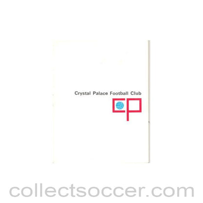 1968 - Crystal Palace v Carlisle United official programme 23/03/1968