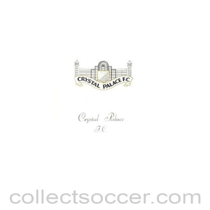 1965 - Crystal Palace v Preston North End official programme 17/03/1965