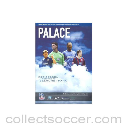 2010 - Crystal Palace vChelsea official programme 17/07/2010