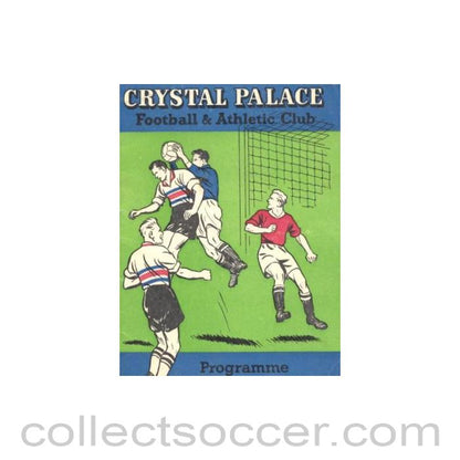 1960 - Crystal Palace v Doncaster Rovers official programme 31/12/1960
