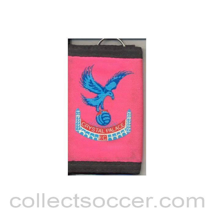 Crystal Palace pink souvenir key holder purse