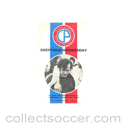 1973 - Crystal Palace v Sheffield Wednesday official programme 06/02/1973