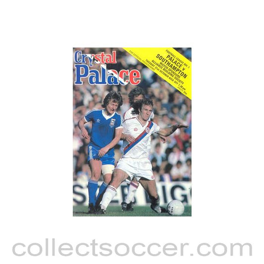 1980 - Crystal Palace v Southampton official programme 21/10/1980 Football League