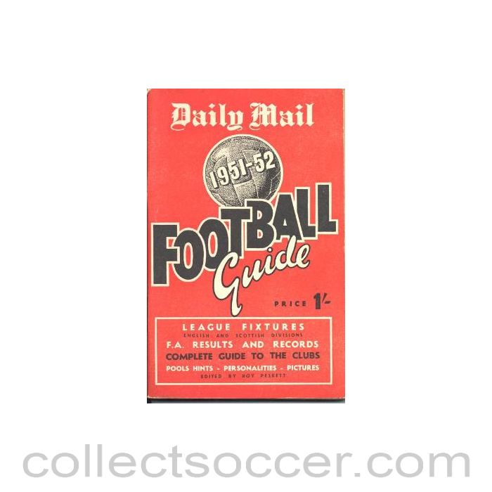1951-1952 Football Guide, Daily Mail production