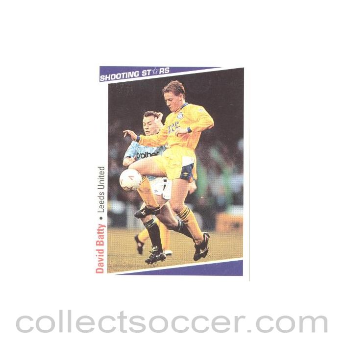 David Batty Leeds United Shooting Stars Card