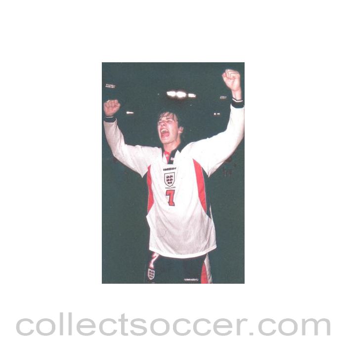 David Beckham unofficial Thai produced colour photograph