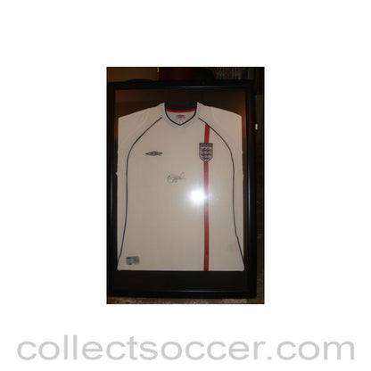 David Beckham Framed Signed Replica Shirt