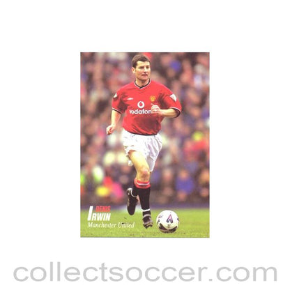 Manchester United - Denis Irwin unofficial Thai produced colour postcard