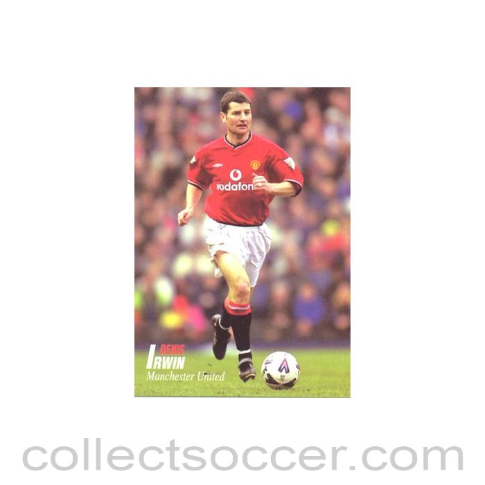 Manchester United - Denis Irwin unofficial Thai produced colour postcard