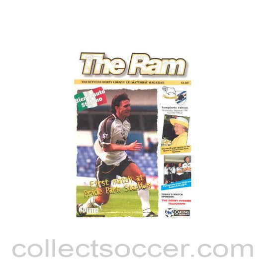 1997 - Derby County v Sampdoria official programme 04/08/1997