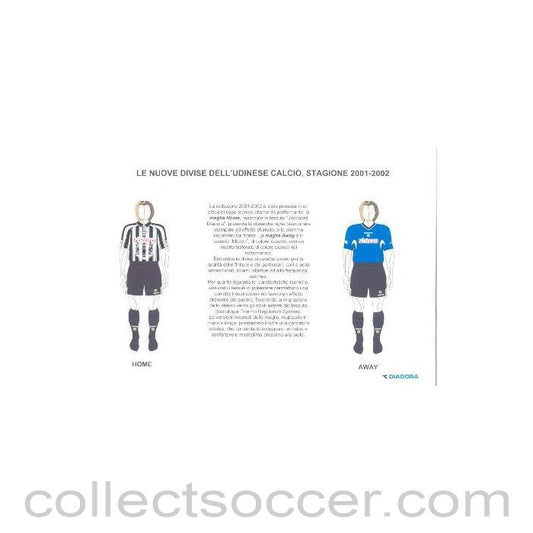 2001 - Italian Diadora press pack 2001-2002