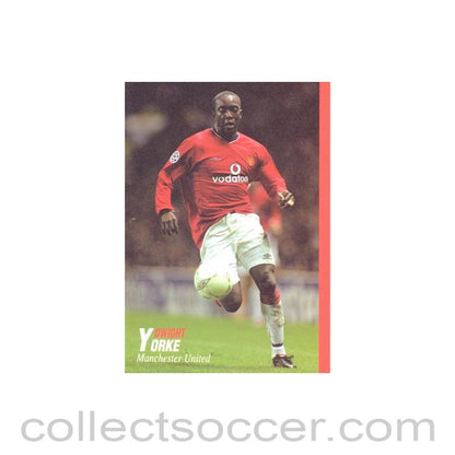 Manchester United - Dwight Yorke unofficial Thai produced colour postcard