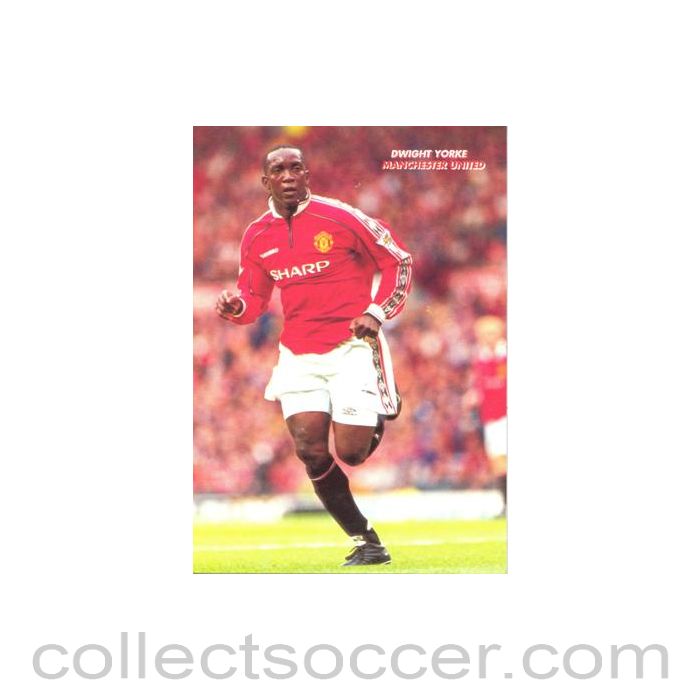 Manchester United - Dwight Yorke unofficial Thai produced colour postcard