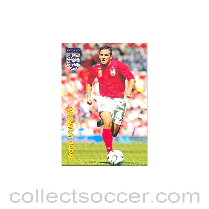 England, Frank Lampard Russian produced postcard