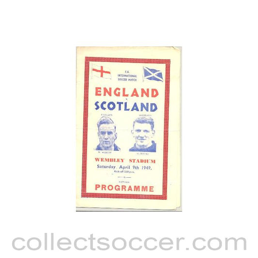 1949 England v Scotland official programme 09/04/1949