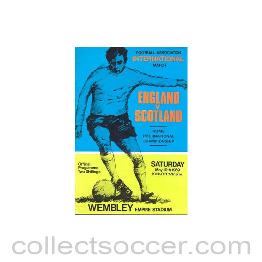 1969 England v Scotland official programme 10/05/1969