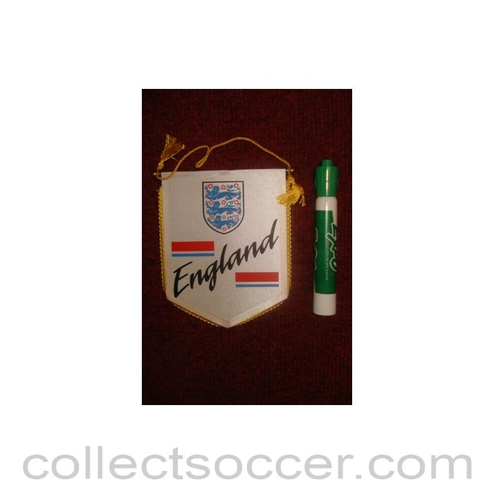 England small Pennant once property of the football referee Neil Midgley