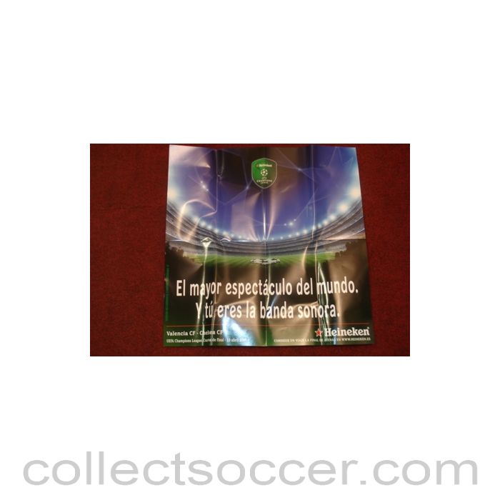 2007 - Valencia v Chelsea poster 10/04/2007
