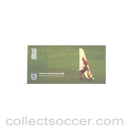 2000 - England Euro 2000 postcards book originally signed by every individual player